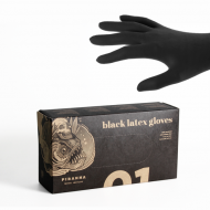 Piranha Latex Black Gloves